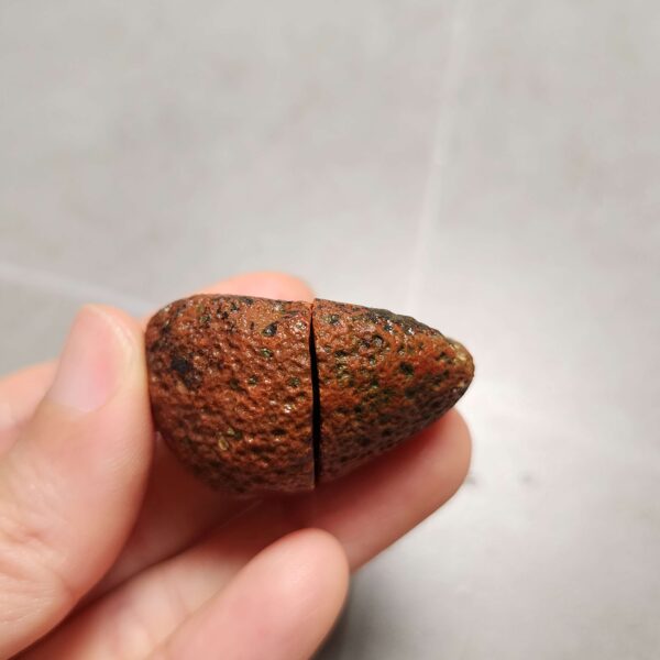 Zhanguo Red Agate Pair Stone (unpolished) ZR067