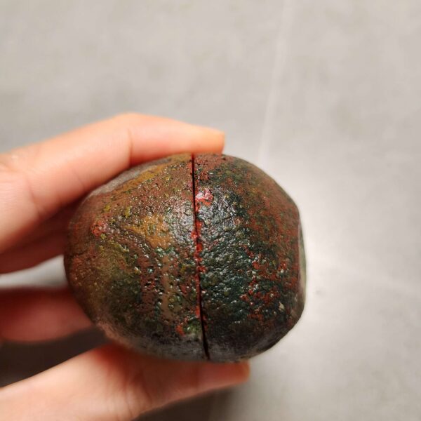 Zhanguo Red Agate Pair Stone (unpolished) ZR068