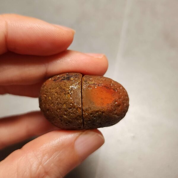 20260711_210304 Zhanguo Red Agate Pair Stone (unpolished) ZR069