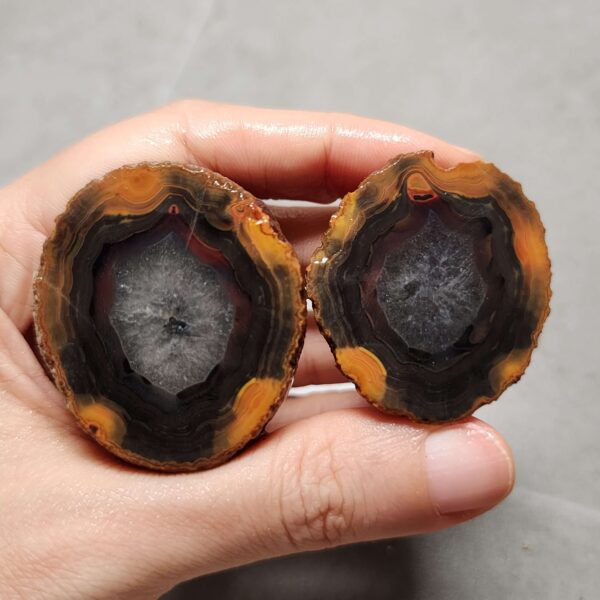 20260725_164240 Zhanguo Red Agate Pair Stone (unpolished) ZR074