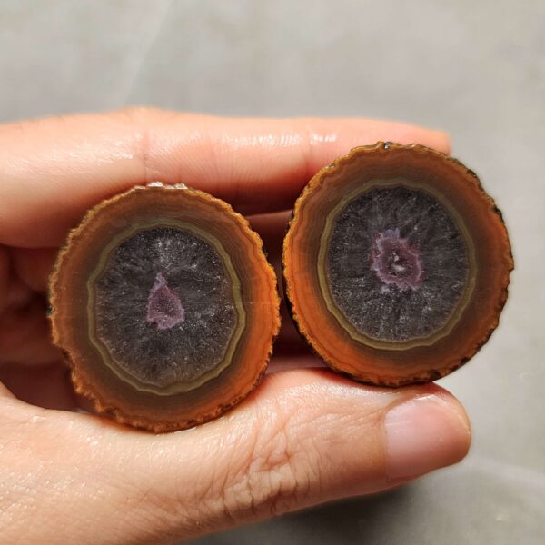 20260725_164852 Zhanguo Red Agate Pair Stone (unpolished) ZR075