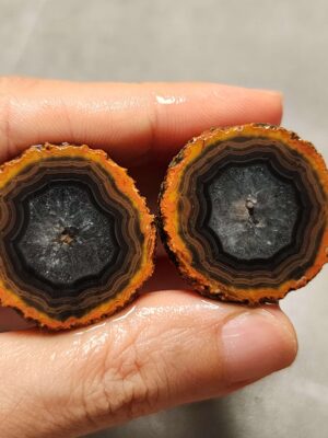 20260725_165202 Zhanguo Red Agate Pair Stone (unpolished) ZR076