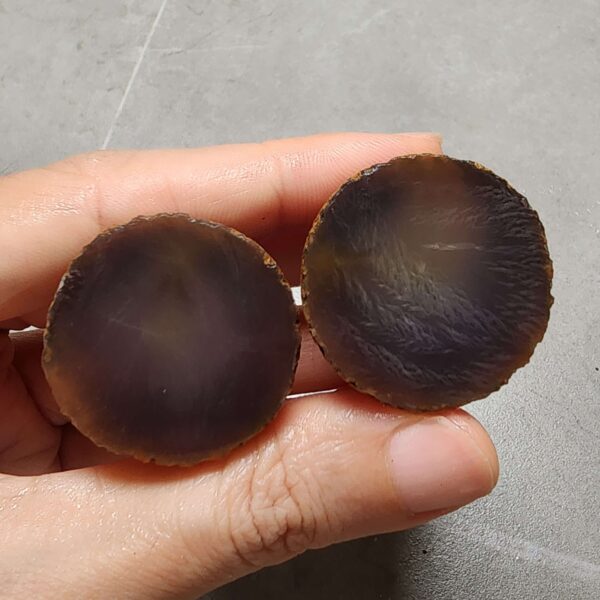 20260725_165505 Zhanguo Red Agate Pair Stone (unpolished) ZR077