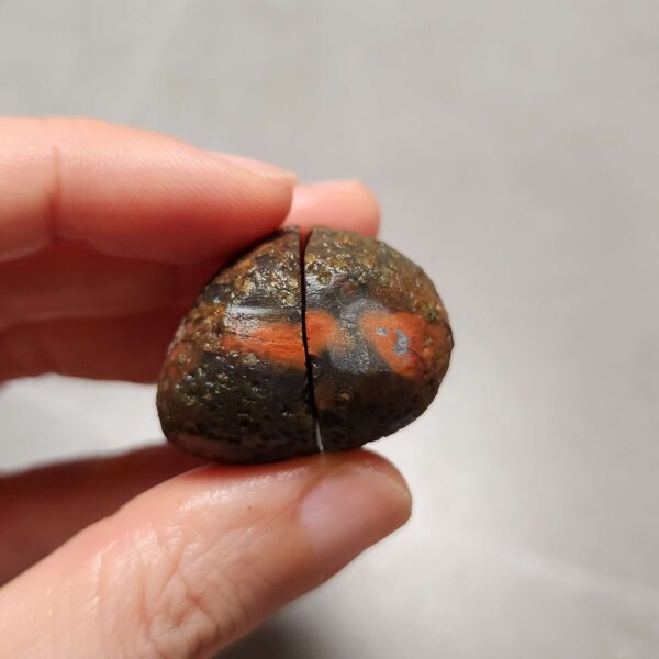 20260725_170031 Zhanguo Red Agate Pair Stone (unpolished) ZR078