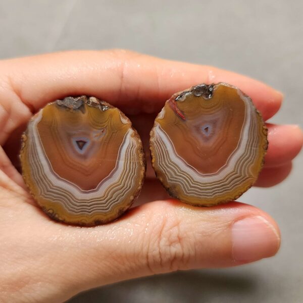 20260726_153433 Zhanguo Red Agate Pair Stone (unpolished) ZR080