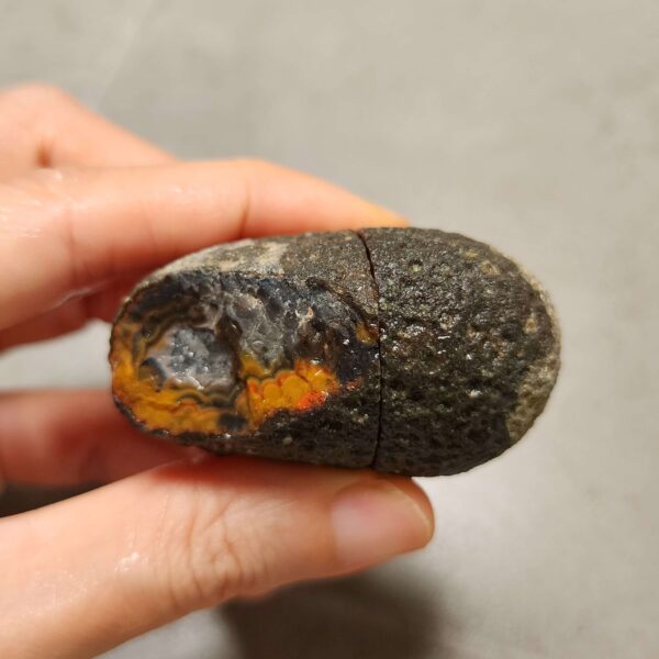 20260726_155139 Zhanguo Red Agate Pair Stone (unpolished) ZR084