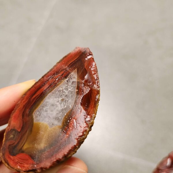20260726_155513 Zhanguo Red Agate Pair Stone (unpolished) ZR085