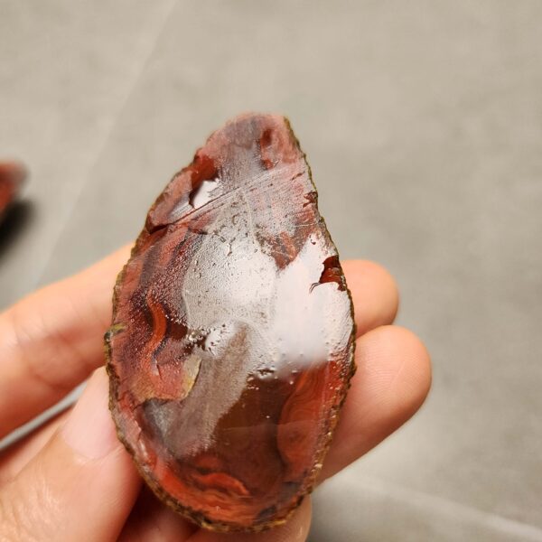 20260726_155521 Zhanguo Red Agate Pair Stone (unpolished) ZR085
