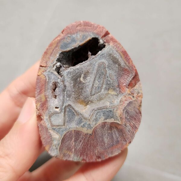 Zhanguo Red Agate Pair Stone (unpolished) ZR086