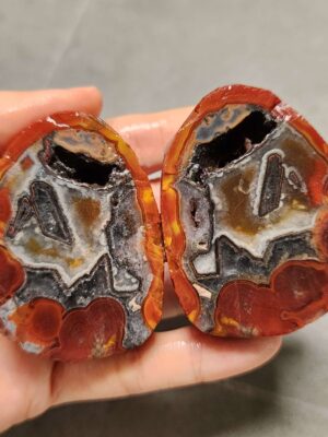 20260726_155656 Zhanguo Red Agate Pair Stone (unpolished) ZR086