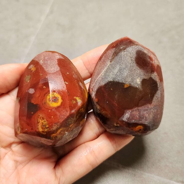 Zhanguo Red Agate Pair Stone (unpolished) ZR086
