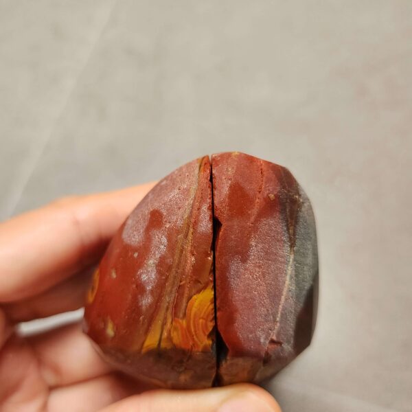 Zhanguo Red Agate Pair Stone (unpolished) ZR086