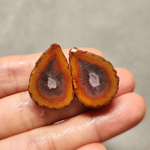 20260726_160004 Zhanguo Red Agate Pair Stone (unpolished) ZR087